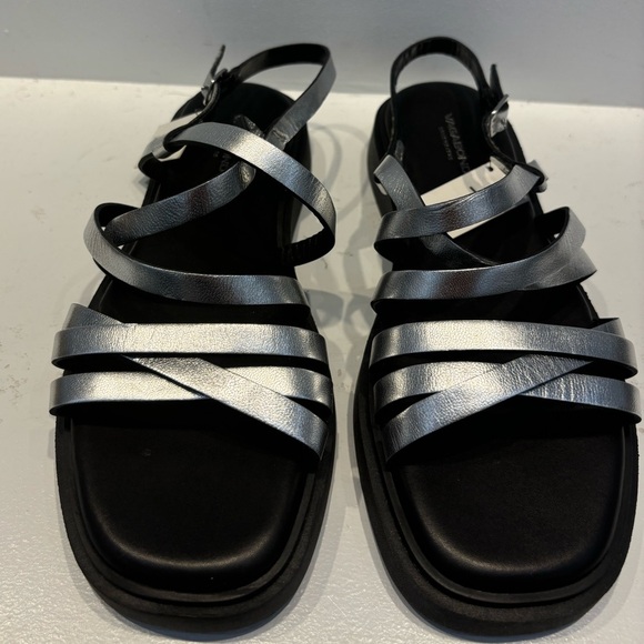 Vagabond Shoemakers Connie Strappy Sandal Silver  37 - Picture 2 of 7